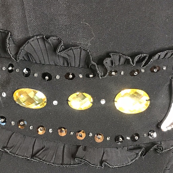 AS-HRO sequin trim jacket w maxi skirt- - Picture 6 of 16